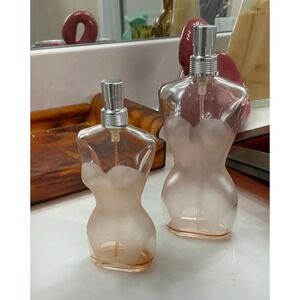 Pair of Empty Gaultier Bottle